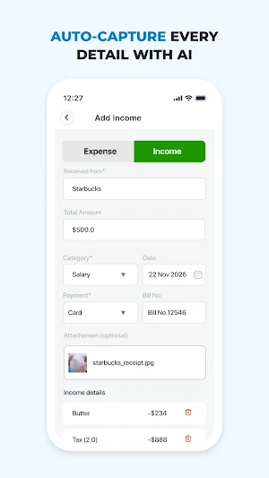 AI Expense Notebook Screenshot 3