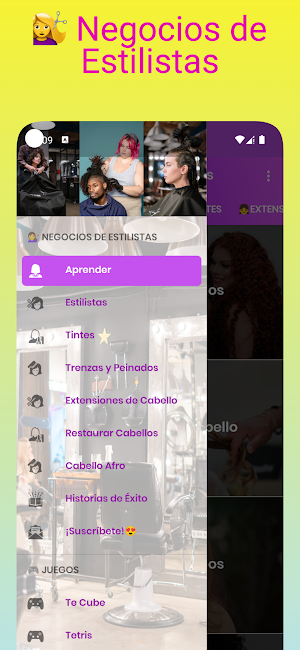 Negocios de Estilistas Screenshot 0