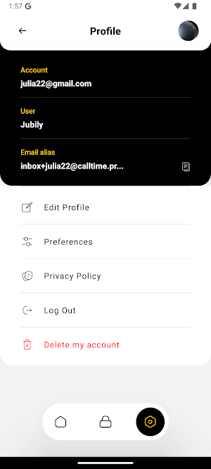 CallTime Screenshot 1