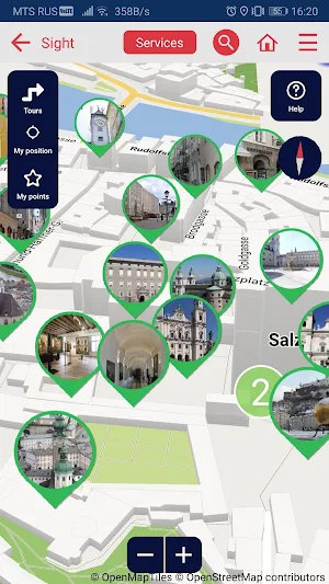 Salzburg city guide Screenshot 2