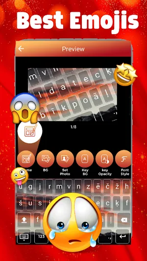 Latvian Keyboard 2023 Screenshot 1