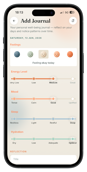 Welixa - Holistic AI Wellness Screenshot 2
