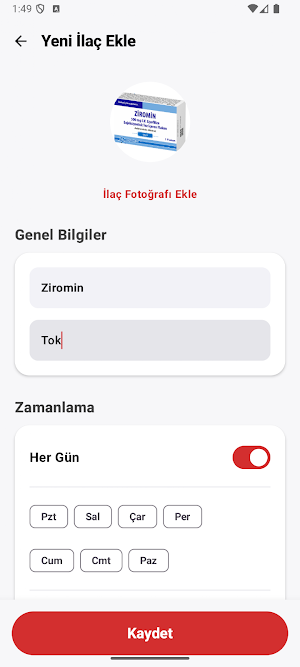 Simple Pill Reminder Screenshot 1