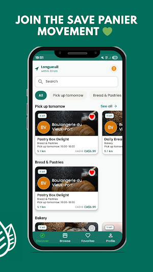 Save Panier: Reduce Food Waste Screenshot 1