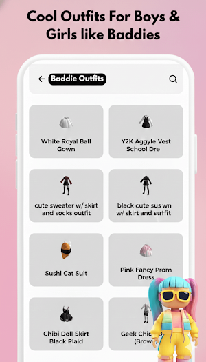 Outfit ID Baddie Roblox Skins Screenshot 2