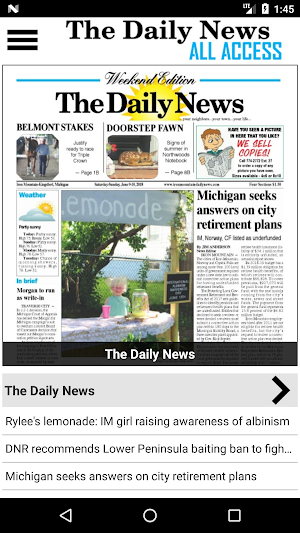 The Daily News All Access Screenshot 0