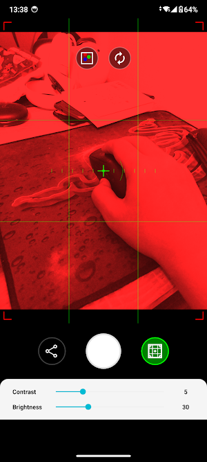 Night vision style camera Screenshot 1