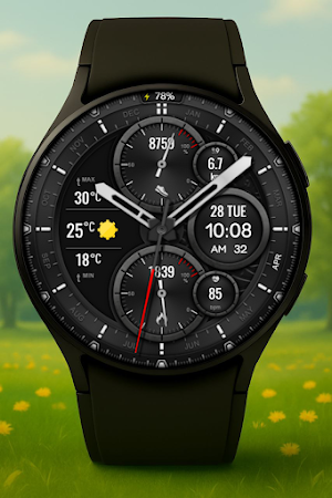Silent Hybrid Watch Face Screenshot 0