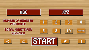 Ultimate Basketball Scoreboard Screenshot 0