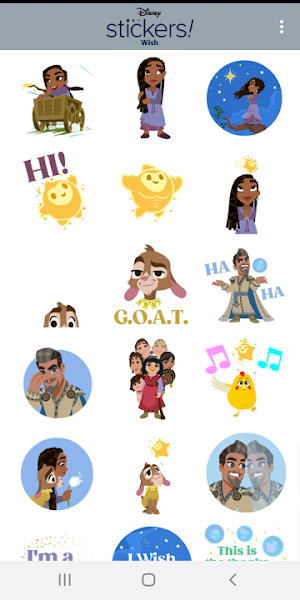 Disney Stickers: Wish Screenshot 1