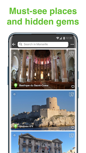Marseille SmartGuide - Audio Guide & Offline Maps Screenshot 2