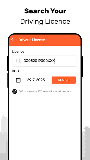 RTO Vehicle Information App Screenshot 3