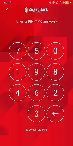 Ziraat Bank BH Mobile Screenshot 1