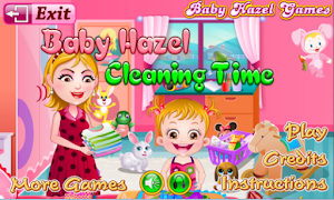 Baby Hazel Cleaning Time Screenshot 0