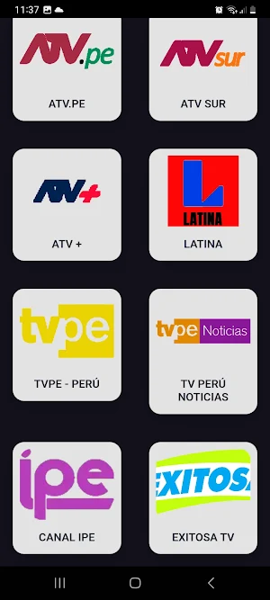 TV Canales Peruanos En Vivo Screenshot 3
