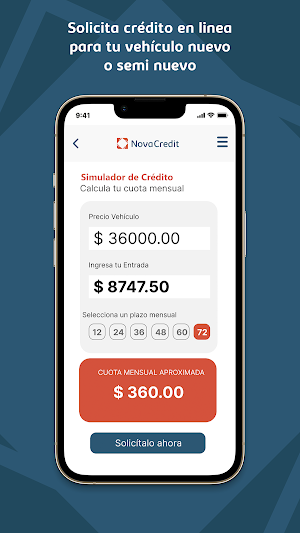 NovaCredit: Crédito automotriz Screenshot 1