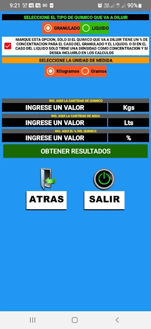 Preparación de Una Solución Screenshot 1