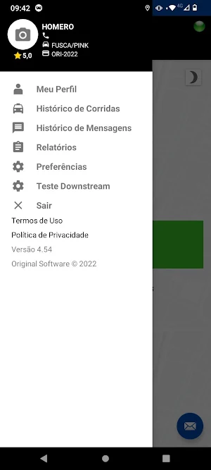 GV Táxi Motorista Screenshot 2