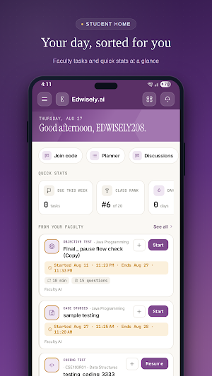 Alliance.ai Student Screenshot 1