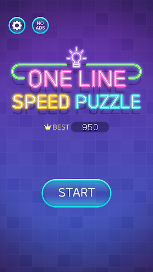 One Line Speed Puzzle Screenshot 0