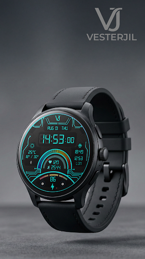 VJ-Avionics Digital Watch Face Screenshot 0