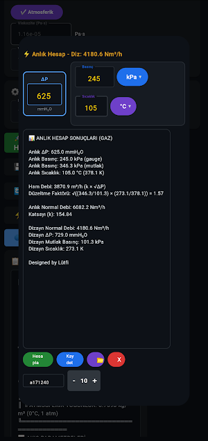 Orifice Flow Calculator Screenshot 2