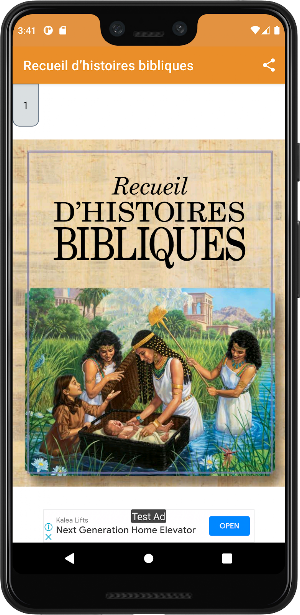 Recueil d’histoires bibliques Screenshot 0