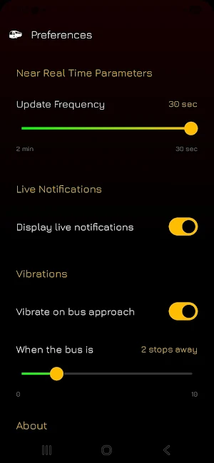 Philly SEPTA Bus App Screenshot 1