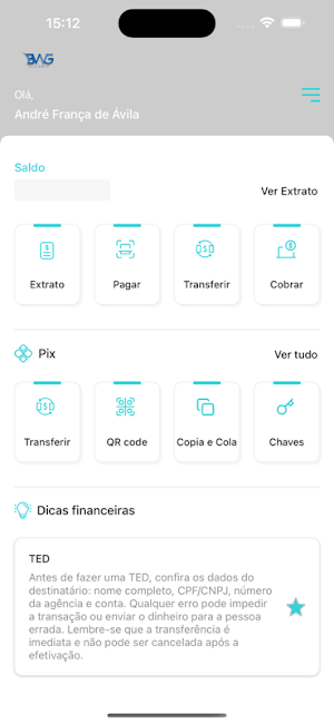 BWG Bank Screenshot 1