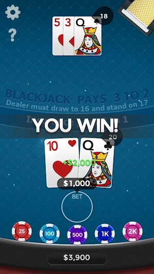 Blackjack 21 Screenshot 3