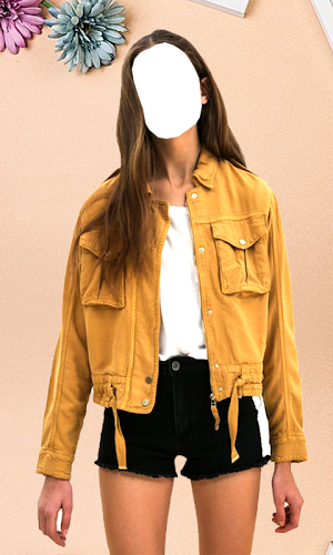 Women Jeans Jacket Photo Suit Screenshot 2