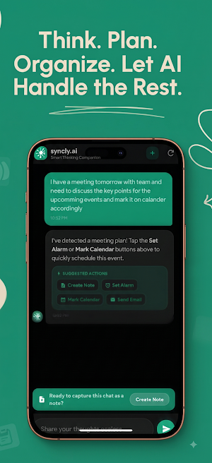 Syncly.ai: Notes, Task ,Events Screenshot 1