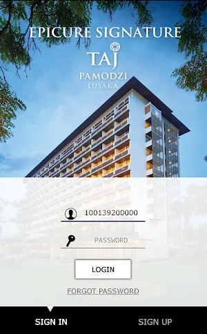 Epicure Signature By Taj Pamodzi Screenshot 0