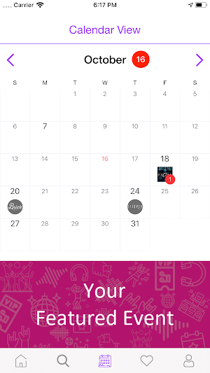 SMARTii Events Screenshot 2