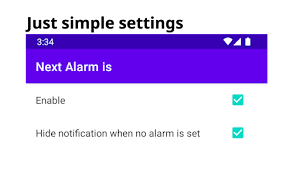 Next Alarm is Screenshot 3