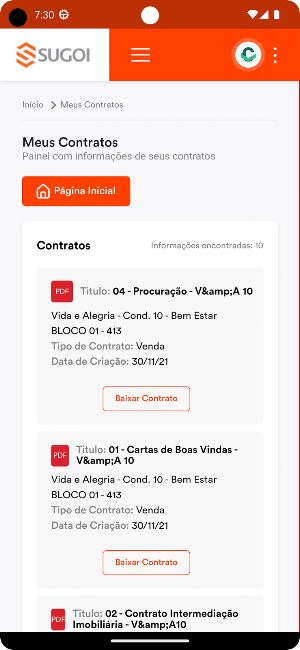 Cliente Sugoisa Screenshot 2