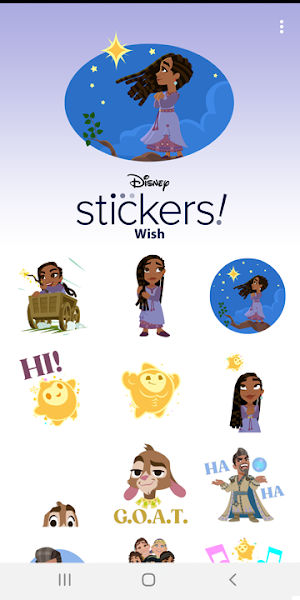 Disney Stickers: Wish Screenshot 0