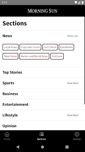 The Morning Sun for Android Screenshot 2