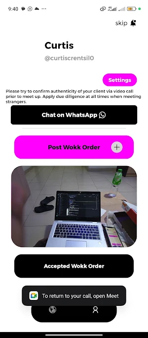 wokkapp Screenshot 2