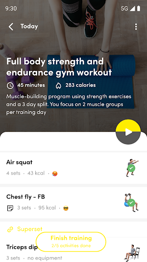 Evolution fitness 24h Screenshot 2