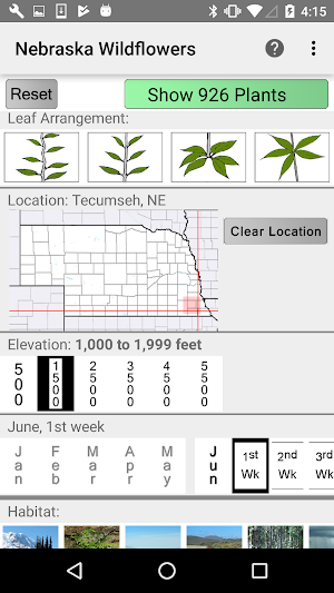 Nebraska Wildflowers Screenshot 1