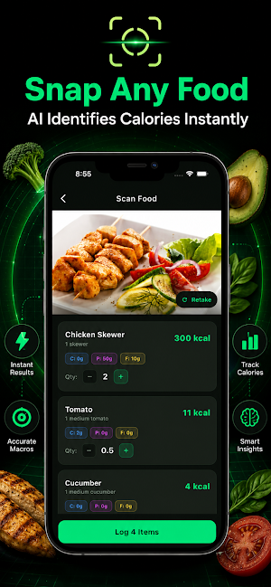 AI Calorie Counter & Macros Screenshot 0