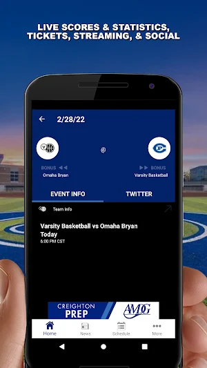 Creighton Prep Jr. Jays Screenshot 2