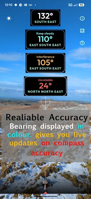 Bearing Compass: Sail & Hike Screenshot 1
