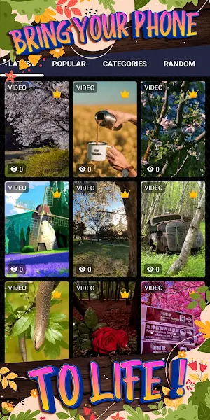 spring background Screenshot 1