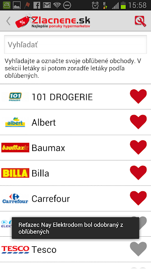 Zlacnené.sk Screenshot 1