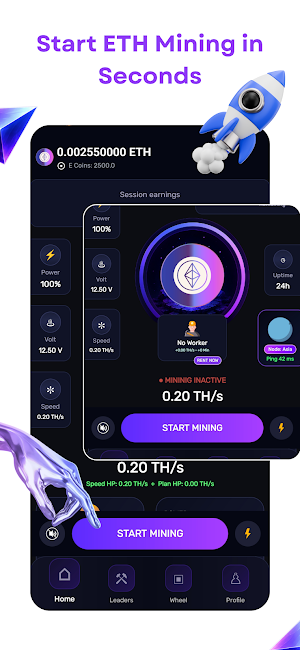 ETH Mining : Ethereum Miner Screenshot 0