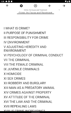 Book, Crime: Its Cause and Tre Screenshot 2