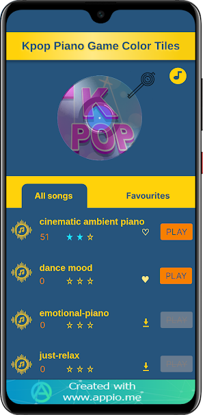 Kpop Piano Game Color Tiles Screenshot 2