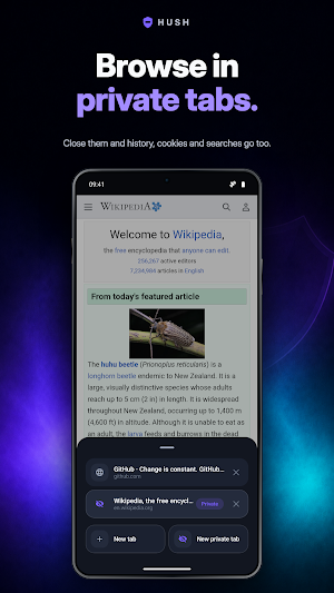Hush: Adblock Browser Screenshot 3